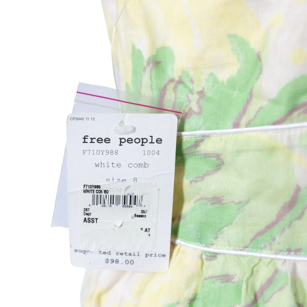 FREE PEOPLE Embellished A-Line Mini Dress - Size 8 NWT
